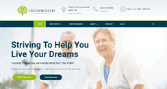 Desktop Screenshot of ironwoodfinancial.com